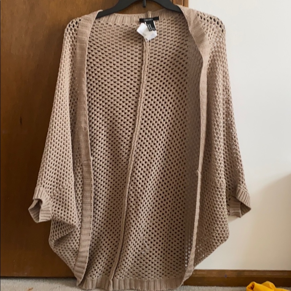 Brown cardigan